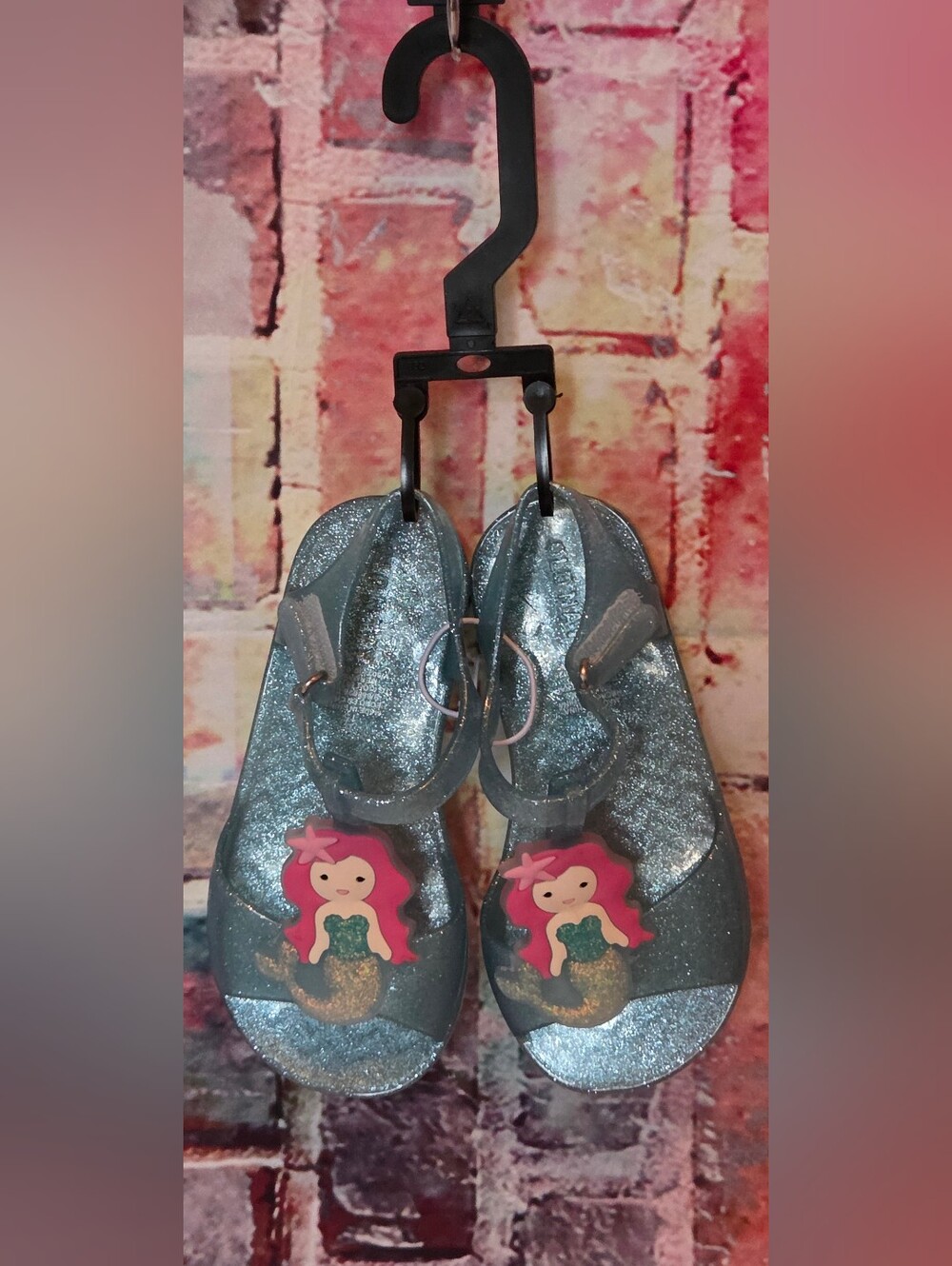 Sparkle Mermaid Jelly Sandals NWT
